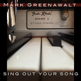 Singer Songwriter Mark Greenawalt plays original song on fender rhodes piano and sings the lyrics to Sing Out Your Song